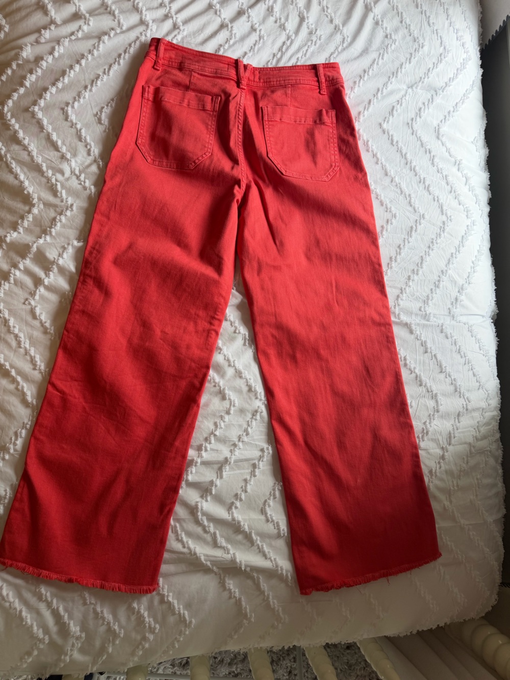 Vineyard Vines Crop Jean- coral red size 26